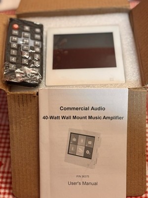 NEW Bluetooth Wall Amp Ceiling Speaker Stereo Home Theater Sound System 40w 4 Ch