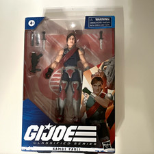 Hasbro G.I. Joe Classified Series Xamot Paoli Action Figure  Sword  Gun