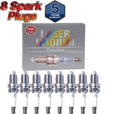 8-NGK Laser Iridium Spark Plug IZFR5K-11 FOR Honda Acura MDX Odyssey Pilot