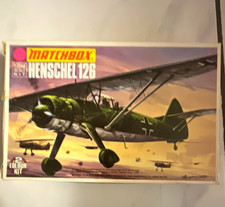 Matchbox Henschel HS 126 Flugzeugbausatz Kuns...