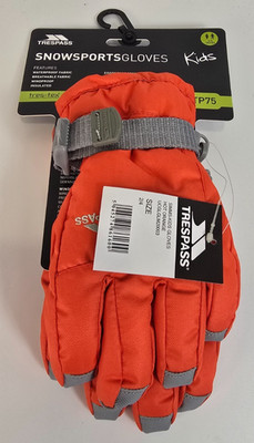 Trespass - Kids Ski Gloves - Waterproof Snow Gloves - 5-7 Years