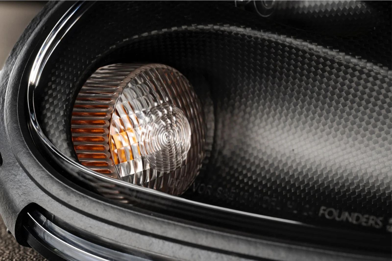 Founders Carbon Fiber LED Headlights For 2000-2005 Ferrari 360 Modena (RHD/Pair)