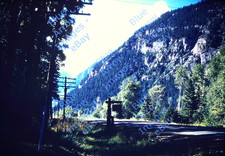 1961 35mm Slide Million Dollar Highway near Ouray Colorado #12056