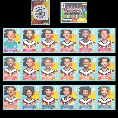 WM26 Panini FIFA World Cup 2026 Sticker - DFB Team Set - GER 1-20 - Deutschland