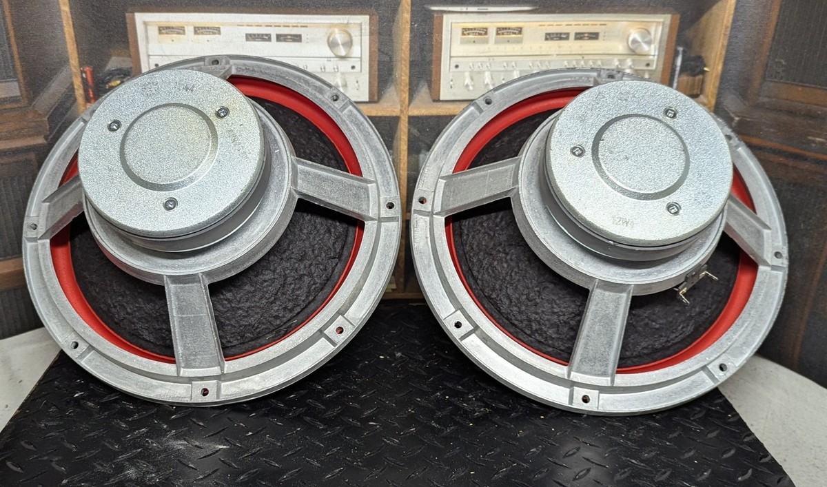2 Cerwin Vega woofers from E-712 speakers - 12W4 | eBay