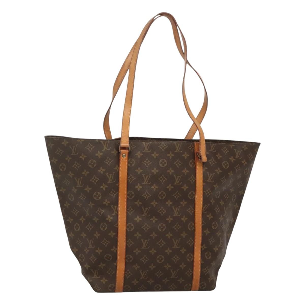 LOUIS VUITTON Monogram Sac Shopping GM Tote Bag M51110 Authentic LV-image