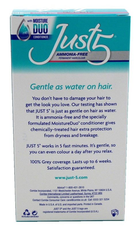 Just 5 Color Black J-30 Ammonia Free Permanent