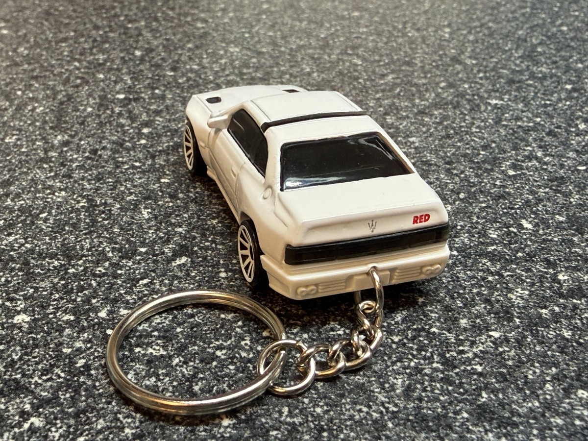 Maserati Shamal Keychain White Matchbox Hot Wheels Car | eBay
