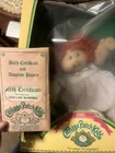 Cabbage Patch Kids Joellen Rowena 1985 Play Doll Original Box Birth Certificate