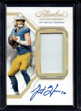 2024 Panini Flawless Justin Herbert Patch Autograph /25 #PA-JHE