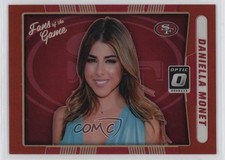2016 Donruss Optic Fans of the Game Red 58/99 Daniella Monet #5 0ii1