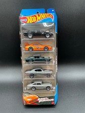 Hot Wheels Fast Furious 5 Pack Charger Supra Mustang Chevelle Aston 2023
