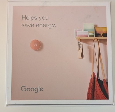 Google Nest Smart Thermostat, Sand - GA02082-US