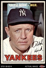 1967 Topps #468 Ralph Houk Yankees 4 - VG/EX