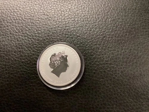 1/2 oz Australia Silver Round .999 Fine,australia year of the dragon 2012