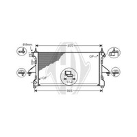 Diederichs KüHler WasserküHler Aluminium FüR Fiat Ducato Kasten 160 Multijet
