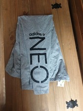ADIDAS NEO XL LEGGINGS TIGHTS GREY BLACK LETTERS