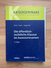 Die öffentlich-rechtliche Klausur im Assesso...
