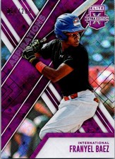 2017 Panini Elite Extra Edition #181 Franyel Baez Aspirations Purple #/200