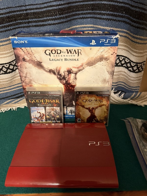 PS3 God Of War Console and Game lot