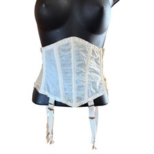 Vintage 1950s Girdle Garter Belt Waist Cincher Corset 30 Foundation Shaper Nylon