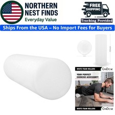 High-Density Foam Roller for Exercise Massage Muscle Recovery - Round