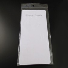 60-Pack Bracelet Necklace Jewelry Display Hanging Cards With OPP Bags 26.5x10cm