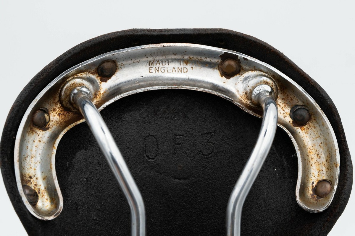 Selle Brooks Professionnelle Cuir Vintage - Pour Vélo De Course Route - État Correct Années 60 - Eroica
