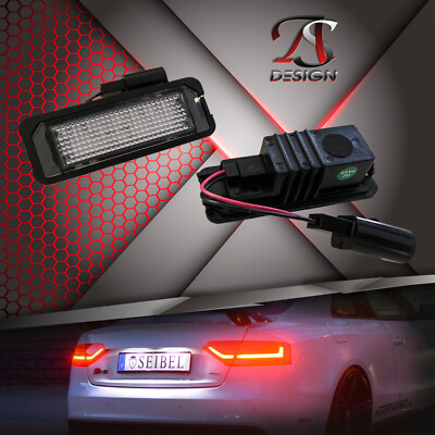 Premium LED Kennzeichenbeleuchtung Seat Leon MK2 1P (2005-2012) Xenon Weiss