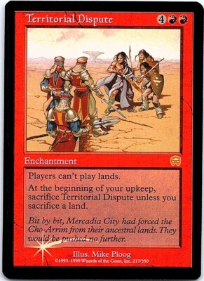 Territorial Dispute FOIL English x1 Mercadian Masques mtg SP [FC]