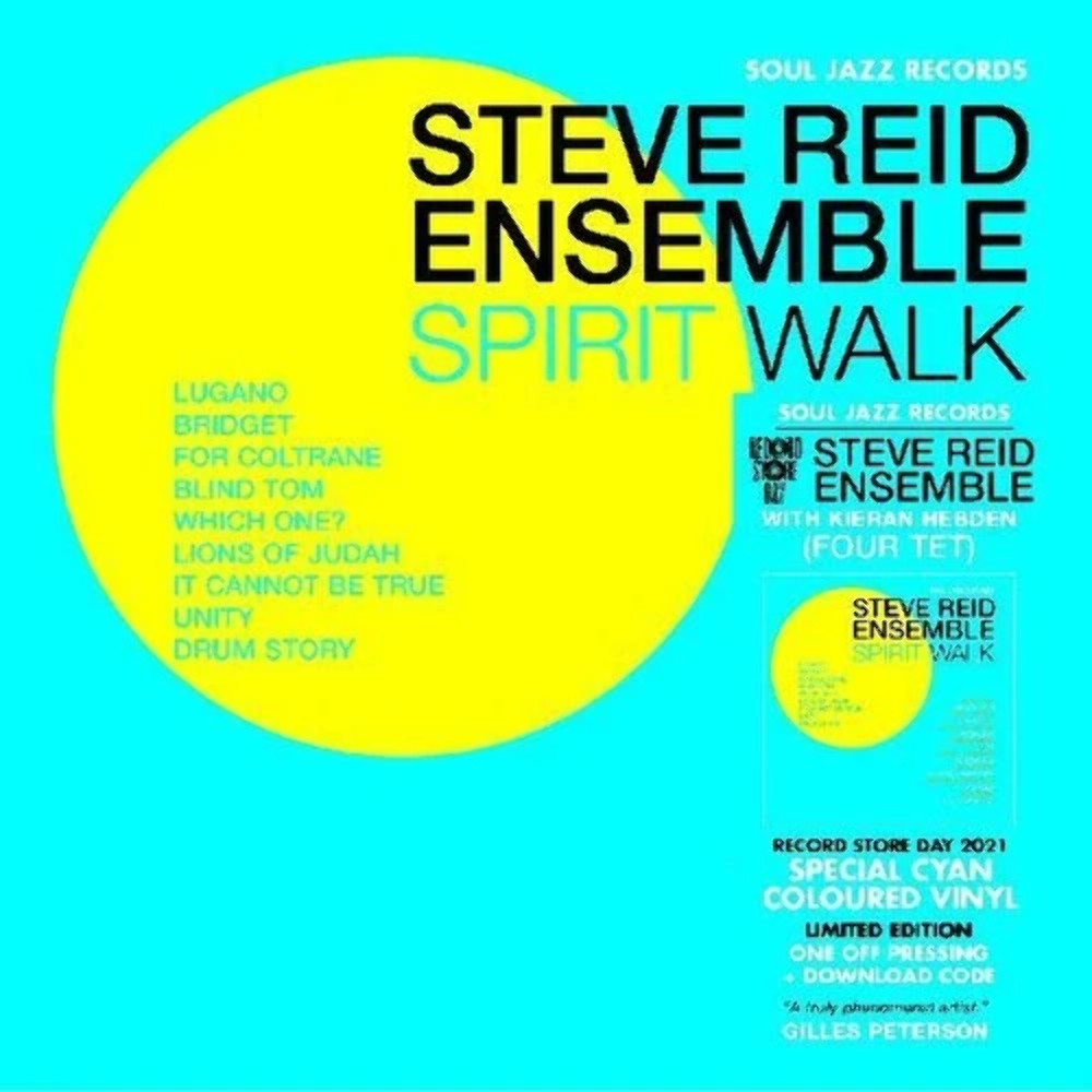 Steve Reid Ensemble - Spirit Walk [Blue Vinyl] НОВЫЙ запечатанный виниловый альбом