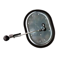 Kick Panel Vent Door Assembly RH 67-72 Chevy Pickup (Key Parts# 0849-236)