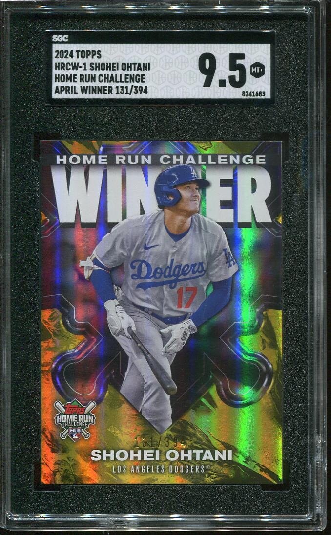 2024 Shohei Ohtani Topps Home Run Challenge April Winner /394