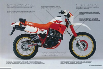 Grafik Kit für Yamaha XT 600 2KF 1986/89 Aufkleber rot