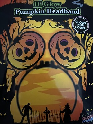 Halloween Kürbis Leuchtstab Stirnband