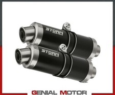 Scarichi Storm by Mivv Gp nero inox per Ducati Monster 900 2000 00