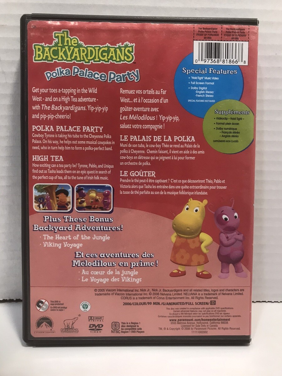 The Backyardigans - Polka Palace Party (DVD, 2006) | eBay