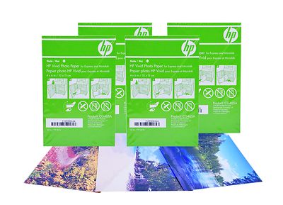HP Vivid Matte Fotopapier 720 Blatt 4 x 6 Zoll 230 g/m² (CG465A)