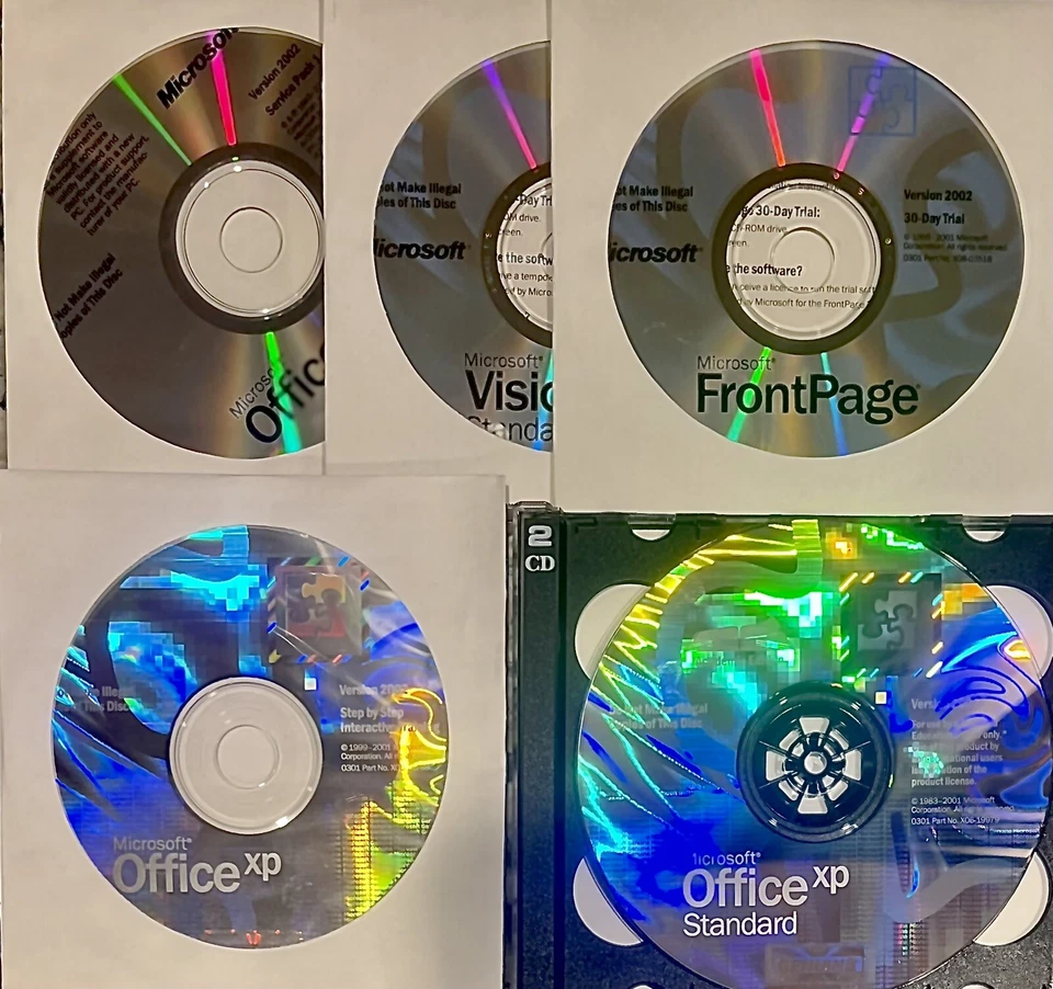 MICROSOFT Office Standard XP Vintage Big Box Vers. Complete + Documentation F SH - Image 2 of 4