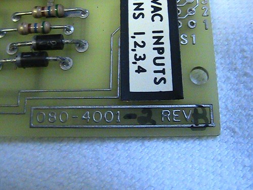 1 USED SCI 080-4001-2 QUAD LOGIC AC INPUT CARD - Picture 4 of 5