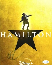 Anthony Ramos Hamilton Autographed Signed 8x10 Photo ACOA