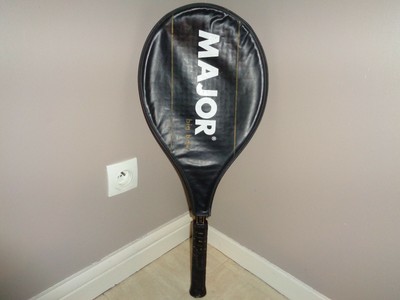 Raquette De Tennis Ancienne MAJOR BIG BOW Vintage Avec Sa Housse D'origine