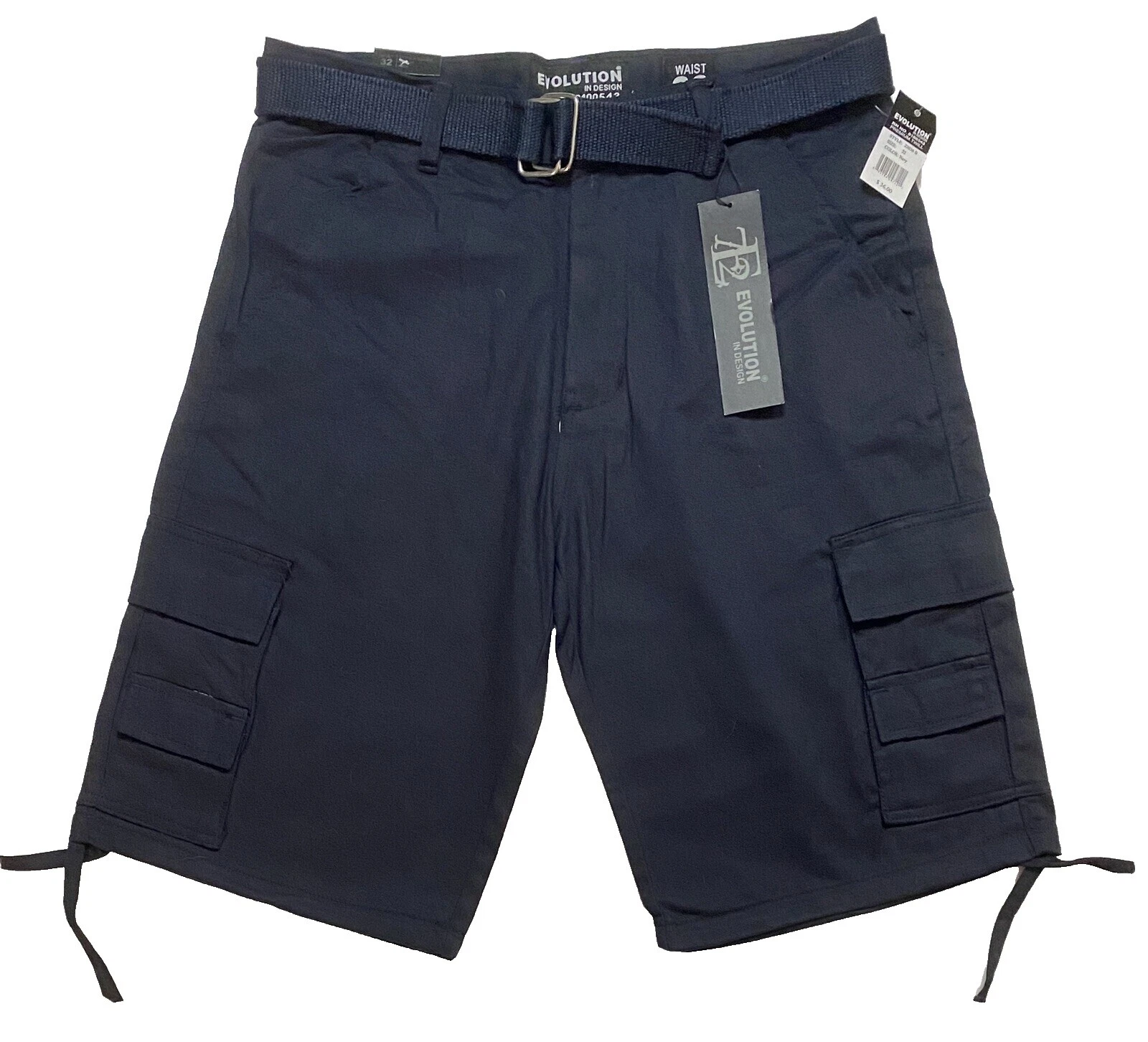 Evolution 纯色标准码短裤男式