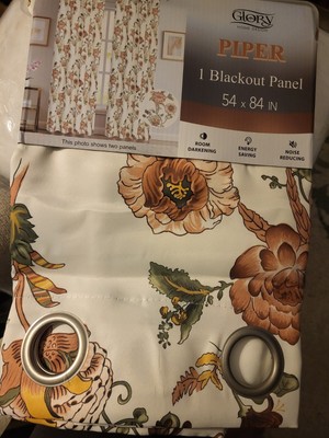 Glory Home Design  Piper 1 Blackout Panel 54X84 IN,  Room  Darkening