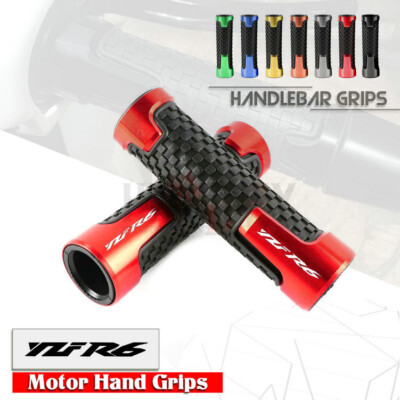 Motorcycle CNC Rubber Handle Bar End Hand Grips for YAMAHA YZF R6 YZF ...