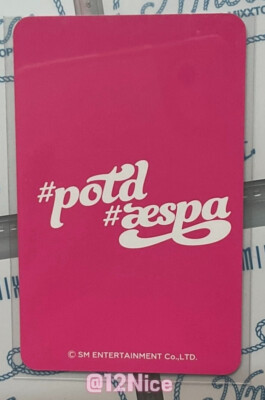 Aespa Winter Potd in japan Random Cute Photocard Official