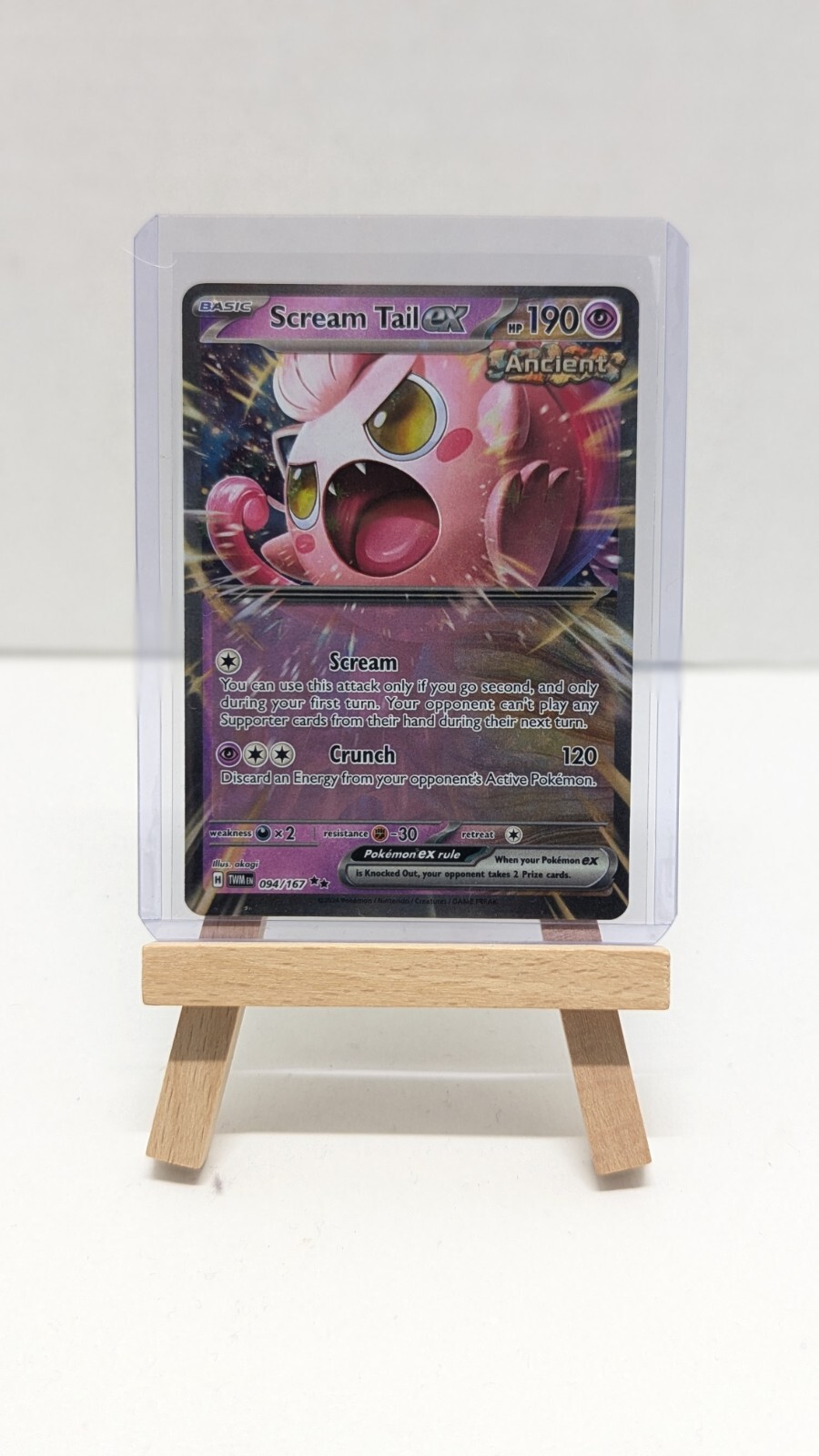 Pokémon TCG, Scream Tail Ex 094/167 - Twilight Masquerade