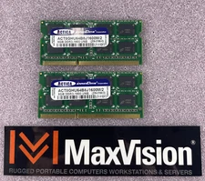 ACTICA ACT8GHU64B8J1600M / 2 - 8GB(x2) Pair - DDR3-1600 SODIMM Unbuffered NonECC