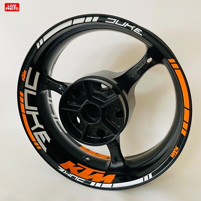 KTM rim stikcers 125 250 690 890 790 1190 1290 Decals Motorcycle ...