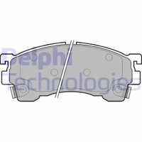 Delphi LP801 Bremsbelagsatz, Scheibenbremse FüR Ford USA Mazda